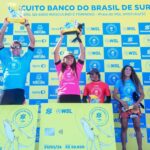 Sophia Medina e Luan Wood são campeões do QS6000 na praia da Vila, em Imbituba